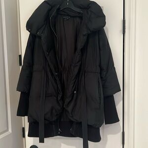 Theory BLACK WINTER SWEATER JACKET